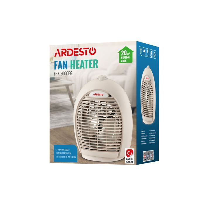 Обігрівач Ardesto FHK-2000BG зображення 4