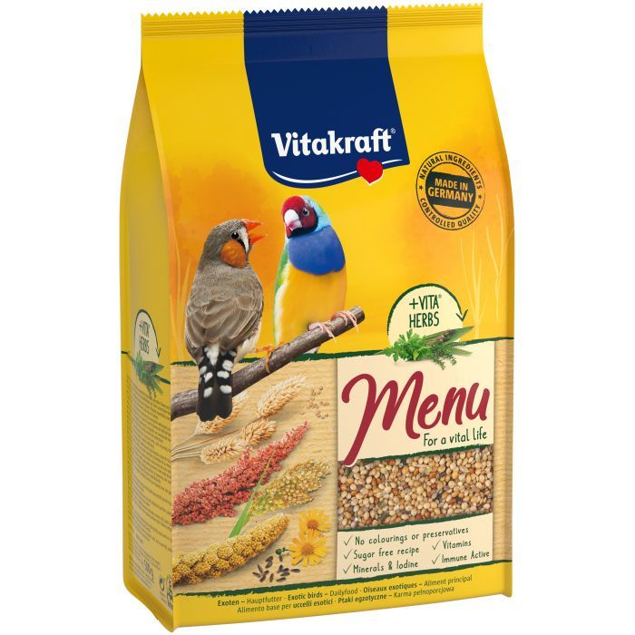 Корм для птиц Vitakraft Premium Menu Exotis для экзотических птиц 500 г (4008239213181)