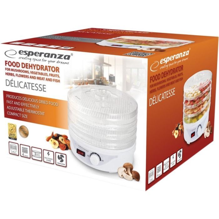 Сушка для овощей и фруктов Esperanza EKD003 изображение 3