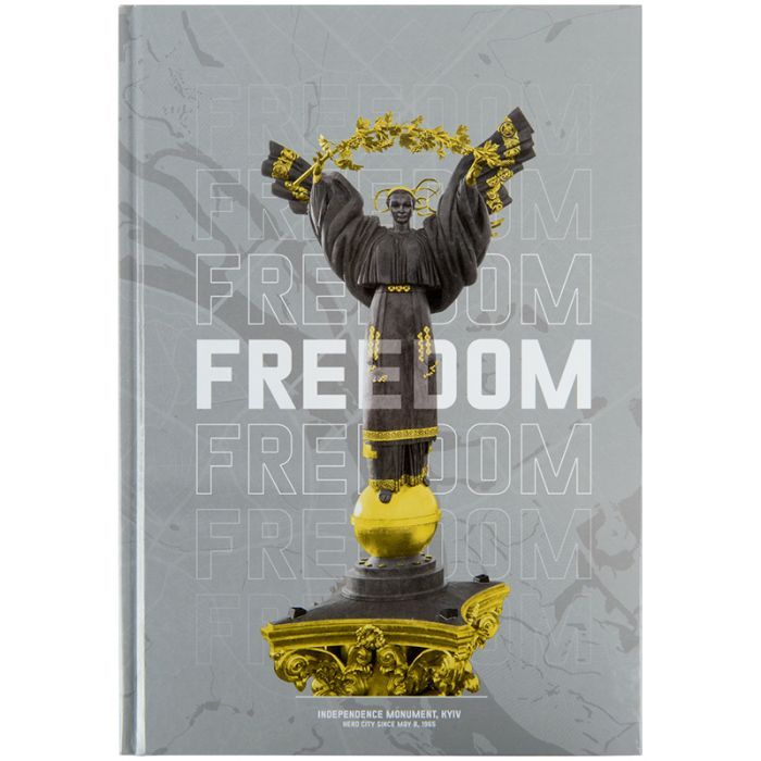 Канцелярская книга Axent Freedom А4, 96 листов, клетка, серая (8422-550-A)