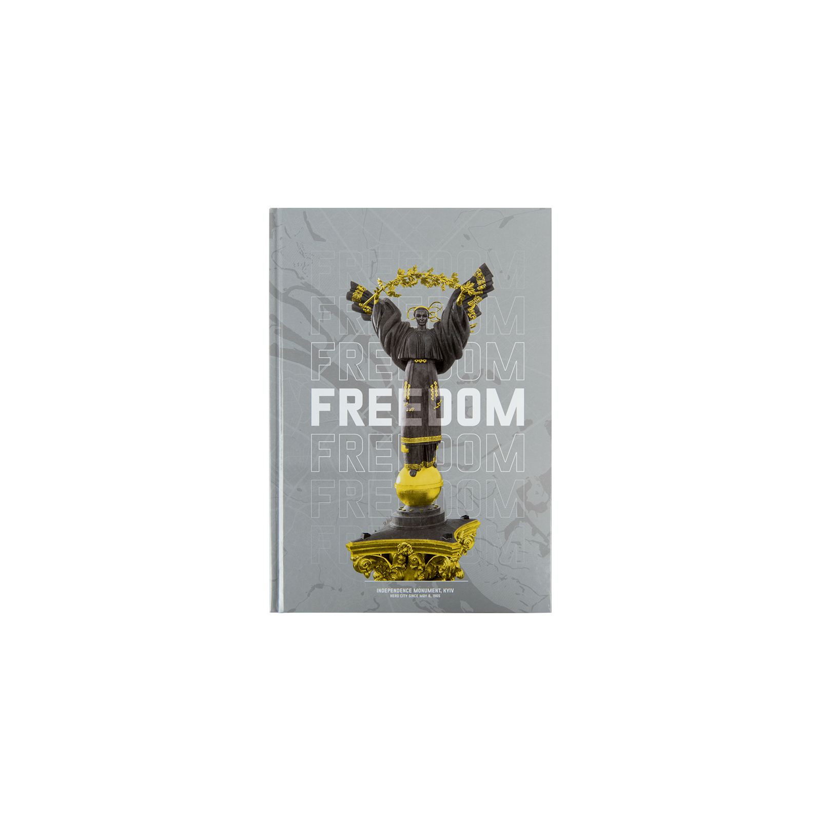 Книга записная Axent Freedom А4, 96 листов, клетка, серая (8422-550-A)