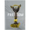 Канцелярская книга Axent Freedom А4, 96 листов, клетка, серая (8422-550-A)