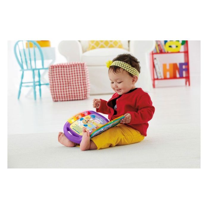 Розвиваюча іграшка Fisher-Price Музична книжечка з віршиками (укр.) (DKK16) зображення 6