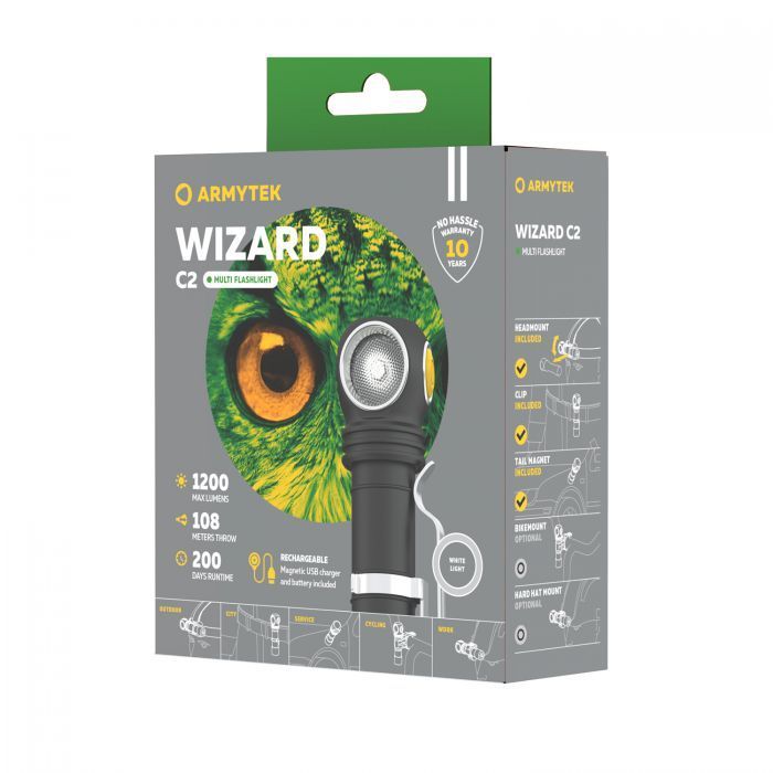 Фонарь Armytek Wizard C2 Marnet USB White (F08901C) изображение 5