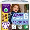 Підгузки Libero Comfort Розмір 6 (13-20 кг) 68 шт (7322541757025)