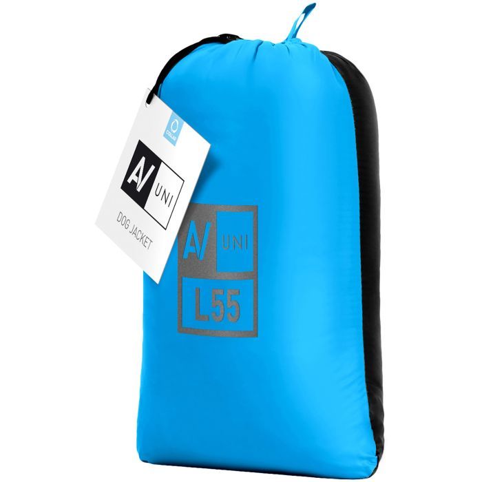 Курточка для тварин Collar AiryVest UNI двостороння S 38 блакитно-чорна (2538) зображення 2