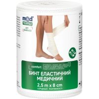 Бинт эластичный MedTextile Бинт еластичний медичний MEDTEXTILE середньої розтяжності, (4820137292484)