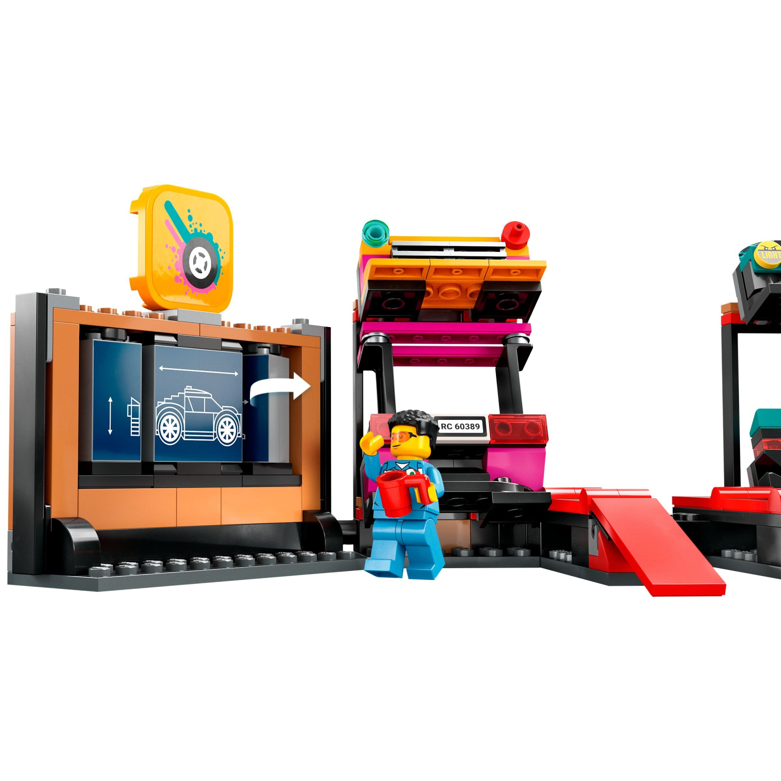 Конструктор LEGO City Тюнинг-ателье 507 деталей (60389) изображение 6