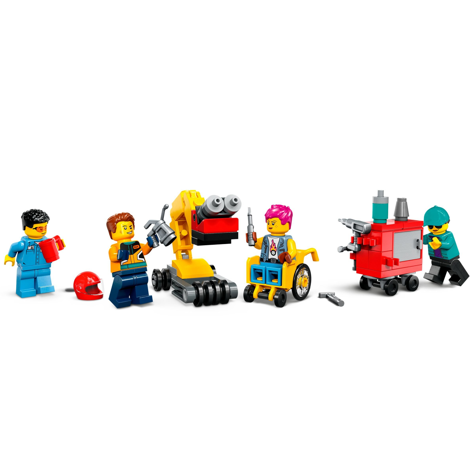Конструктор LEGO City Тюнинг-ателье 507 деталей (60389) изображение 7