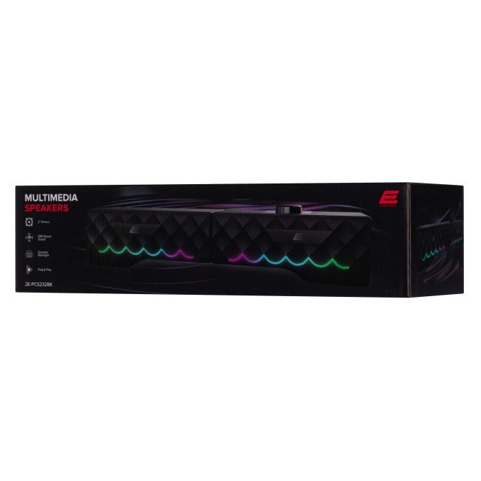 Акустическая система 2E PCS232 RGB Soundbar USB Black (2E-PCS232BK) изображение 9