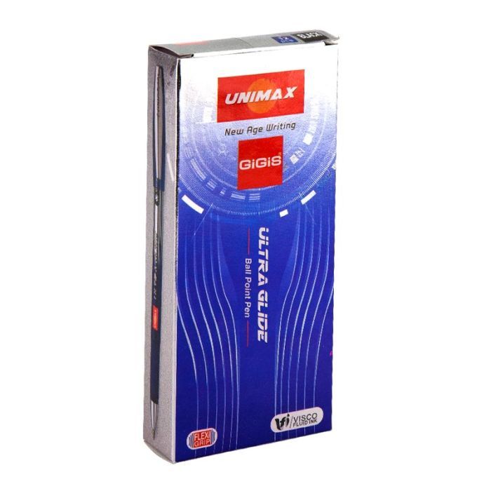 Ручка шариковая Unimax Ultraglide, черная (UX-114-01) изображение 3