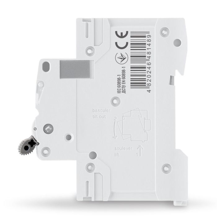 Автоматичний вимикач Videx RS6 RESIST 2п 20А 6кА С (VF-RS6-AV2C20) зображення 3