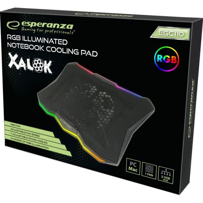 Підставка до ноутбука Esperanza EGC110 with RGB Xalok (EGC110) зображення 7