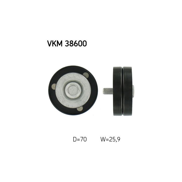 Ролик натяжителя ремня SKF VKM 38600