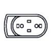 Датчик ABS MOBILETRON ABUS038 зображення 2