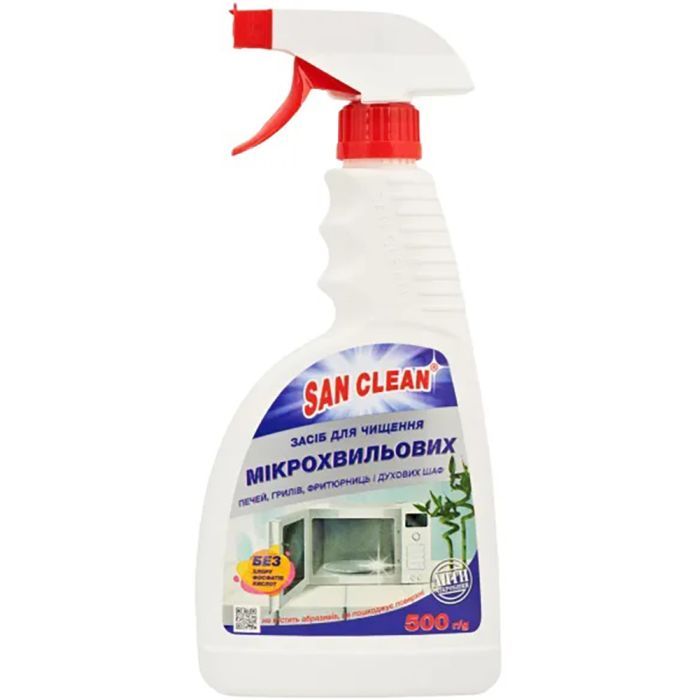 Засіб для чищення мікрохвильових печей San Clean 500 мл (4820003543016)
