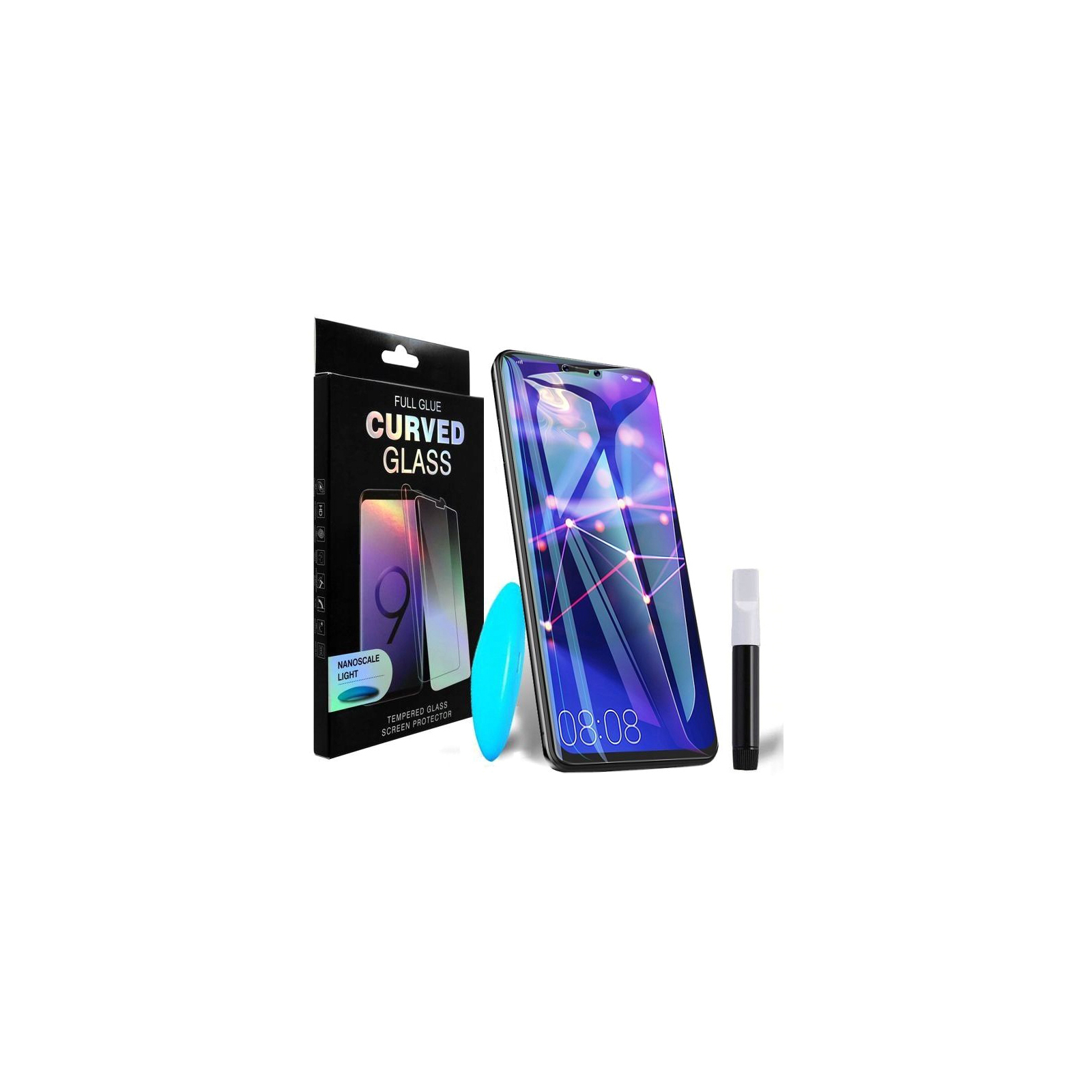 Скло захисне PowerPlant Samsung Galaxy S20 Ultra (liquid glue + UF-lamp) (GL607853)