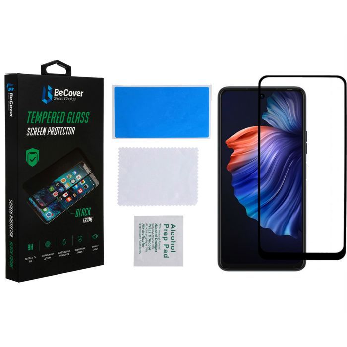 Стекло защитное BeCover Tecno POVA 3 (LF7n) Black (708163) изображение 3