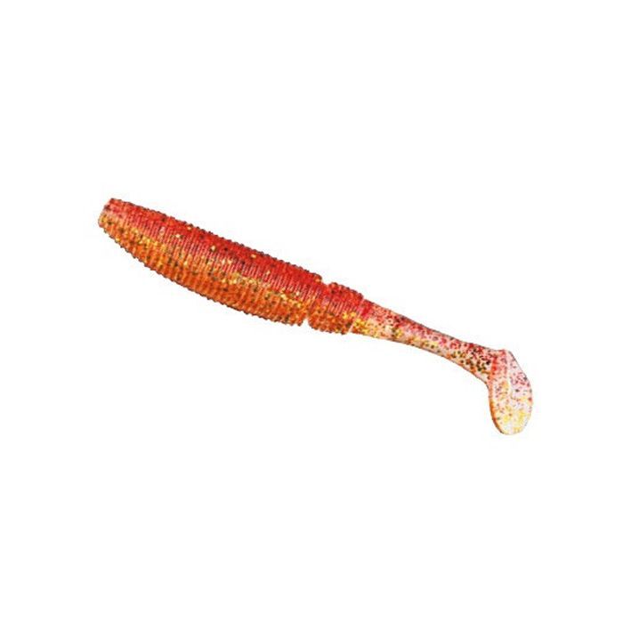Силикон рыболовный Nomura Rolling Shad 50мм 1гр. цвет-026 (glitter blood) 10шт (NM70102605)