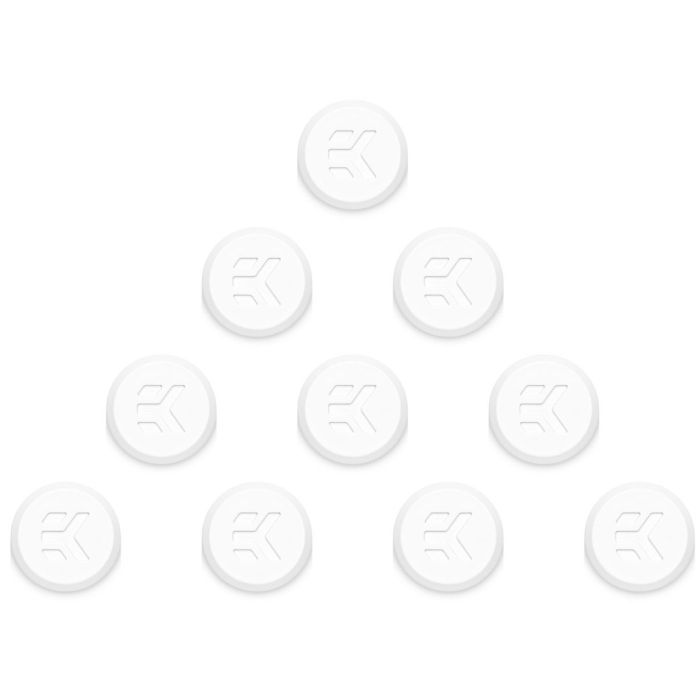 Фитинг для СЖО Ekwb EK-Quantum Torque Plug Cover 10-Pack - White (3831109904312) изображение 5