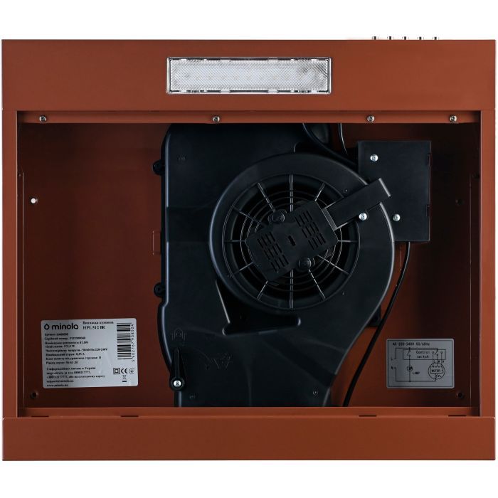 Витяжка кухонна Minola HPL 512 BL зображення 6
