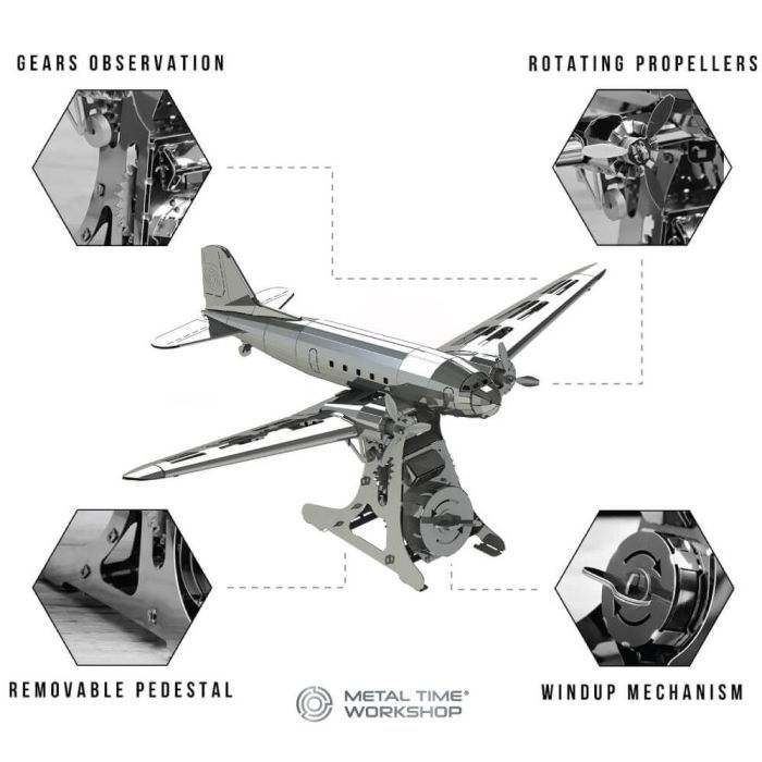 Конструктор Metal Time коллекционная модель Remarkable Douglas (MT057) изображение 3