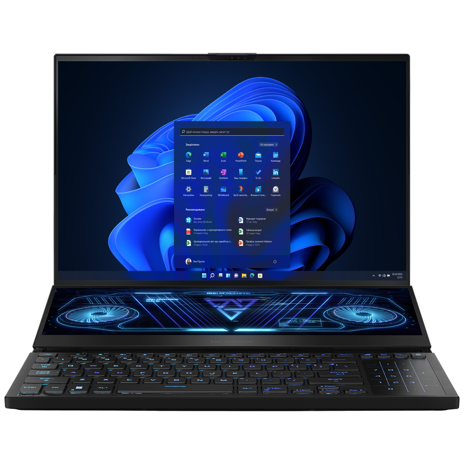 Ноутбук ASUS ROG Zephyrus Duo 16 GX650PZ-NM025X (90NR0CF1-M00180)