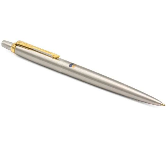 Ручка шариковая Parker JOTTER 17 UKRAINE SS GT BP Флаг желто-синий (16032_T008c) изображение 3