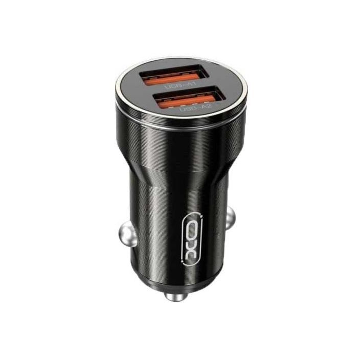 Зарядное устройство XO CC48 Smart Metal 2USB + cable Lightning (XO-CC48i-BK)
