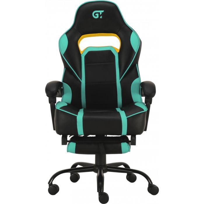 Кресло игровое GT Racer X-2748 Black/Blue изображение 2