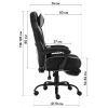Кресло игровое GT Racer X-2748 Black/Blue изображение 9