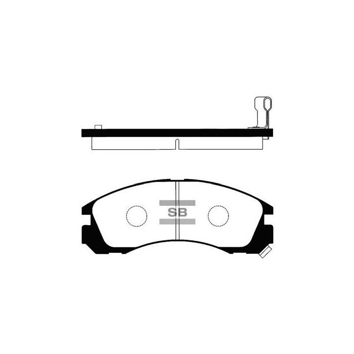 Тормозные колодки HI-Q SP1068