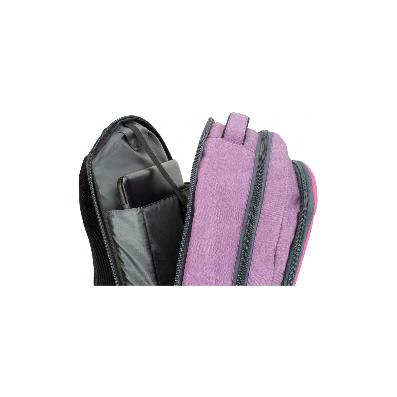 Рюкзак шкільний Cool For School 44x32x20 см 28 л Фиолетово-рожевий (CF86588-08) зображення 6