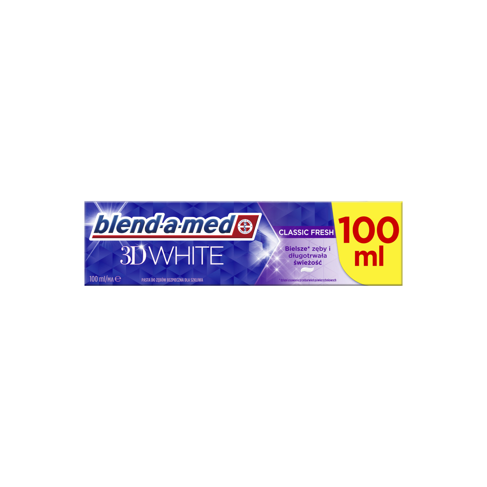 Зубная паста Blend-a-med 3D White Классическая свежесть 100 мл (8006540792896) изображение 2