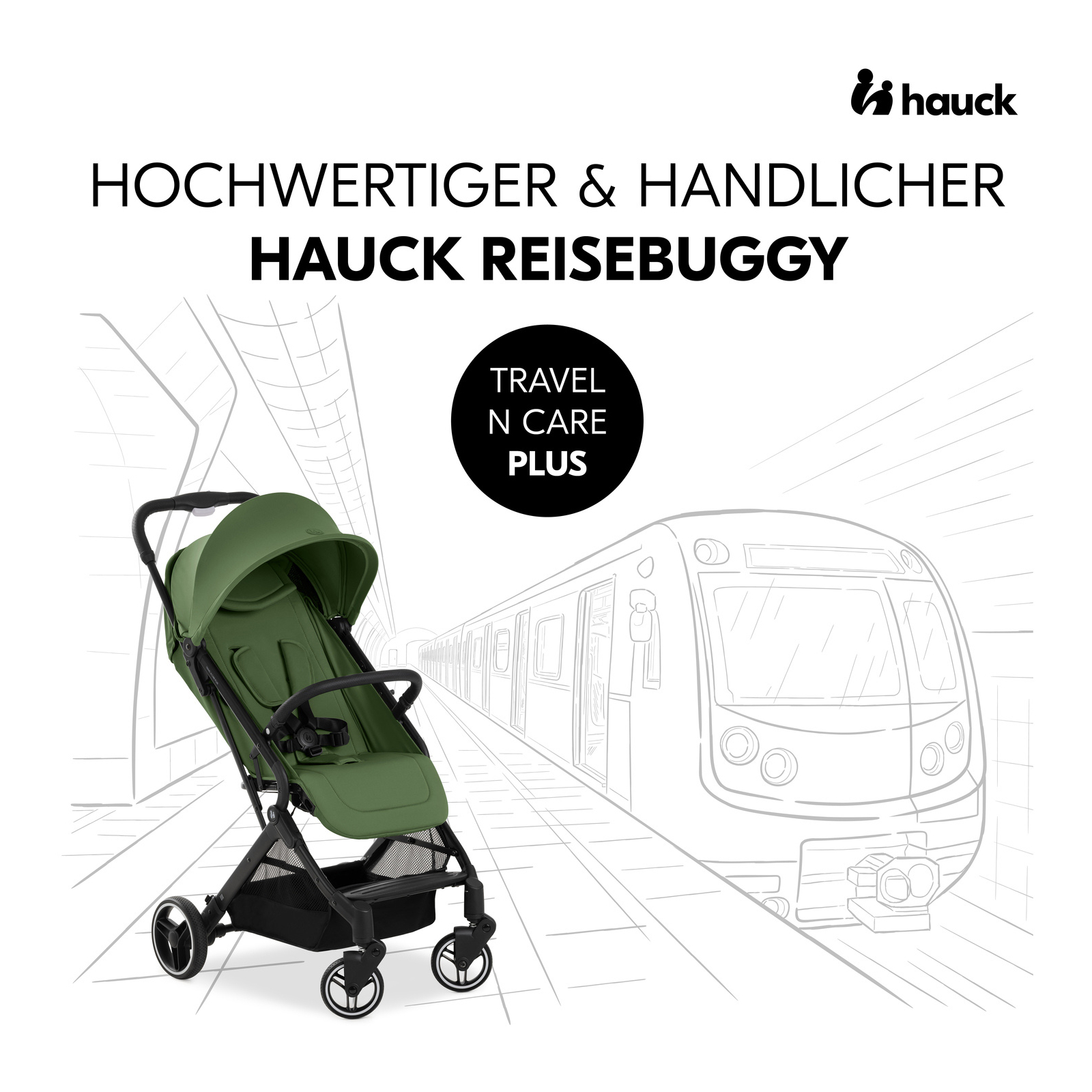 Коляска Hauck Travel N Care Plus Green (16027-5) зображення 3