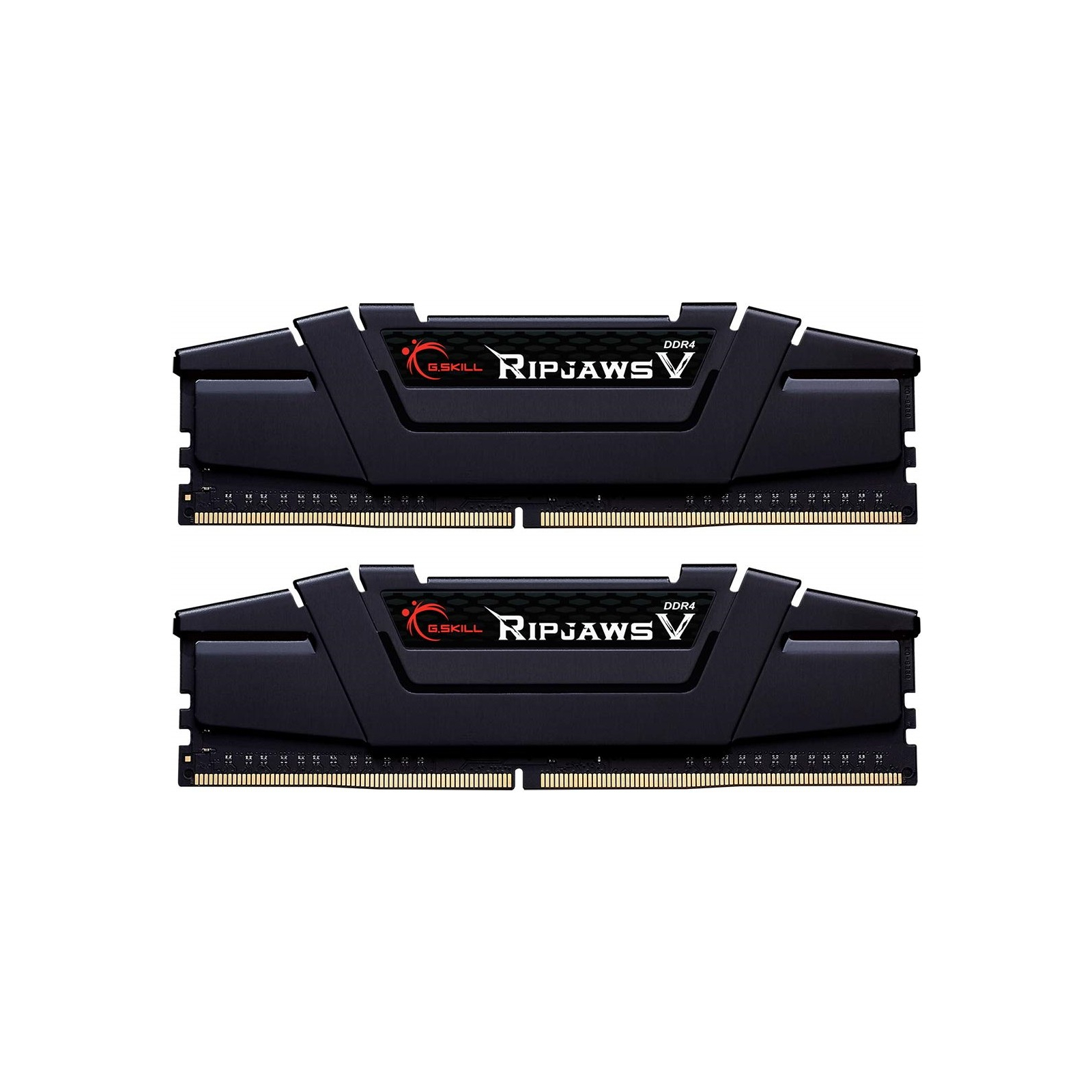 Модуль пам'яті для комп'ютера DDR4 64GB (2x32GB) 4400 MHz RipjawsV Black G.Skill (F4-4400C19D-64GVK)