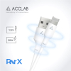 Дата кабель USB 2.0 AM to Lightning 1.2m PwrX 20W ACCLAB (1283126559549) зображення 3