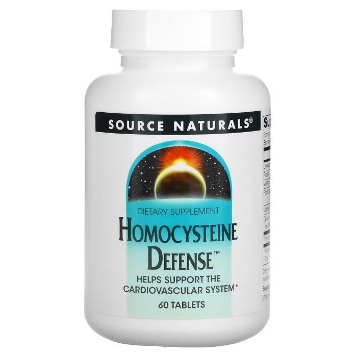 Витаминно-минеральный комплекс Source Naturals Защита от гомоцистеина, Homocysteine Defense, 60 таблеток (SN1038)