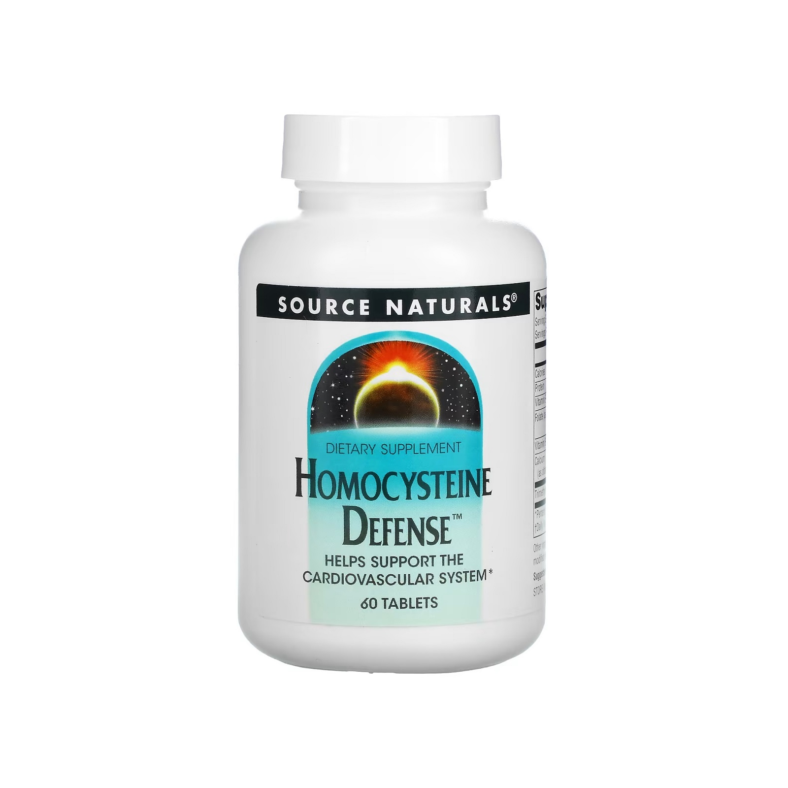 Вітамінно-мінеральний комплекс Source Naturals Захист від гомоцистеїну, Homocysteine Defense, 60 таблеток (SN1038)