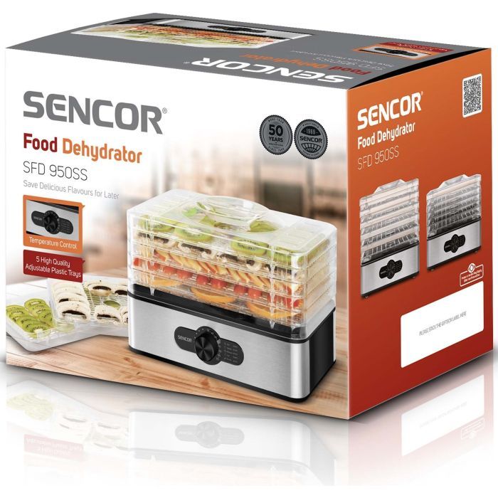 Сушка для овочів та фруктів Sencor SFD950SS зображення 9