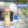 Пляшечка для годування Chicco Well-Being Colors з силіконовою соскою 0м+ 240 мл Помаранчева (28721.31) зображення 6