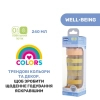 Бутылочка для кормления Chicco Well-Being Colors с силиконовой соской 0м+ 240 мл Оранжевая (28721.31) изображение 8