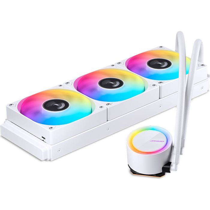 Система рідинного охолодження JONSBO TG-360 White зображення 2