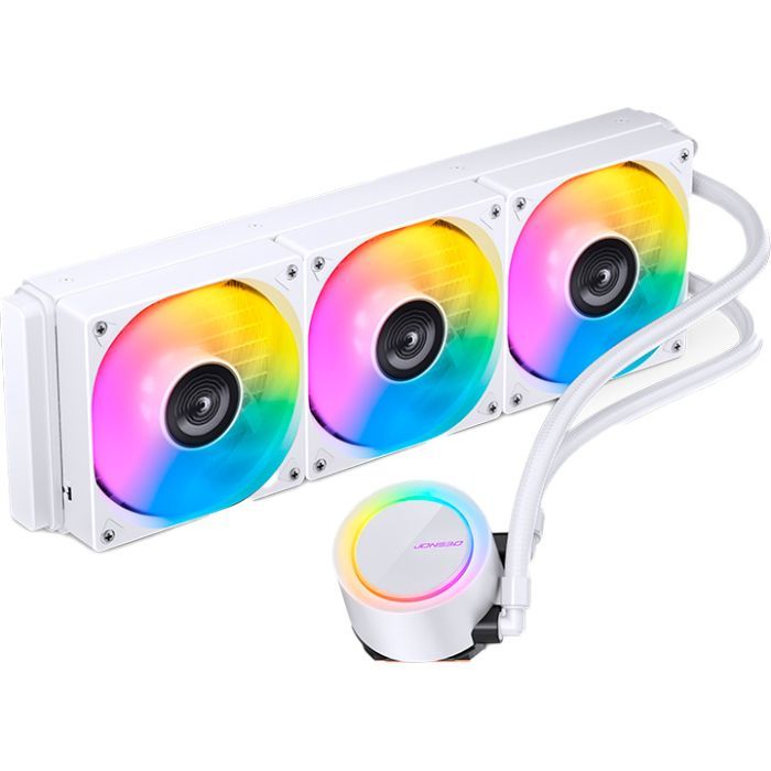 Система рідинного охолодження JONSBO TG-360 White зображення 3