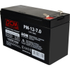 Батарея к ИБП Powercom 12В 7Ah (PM-12-7) изображение 2