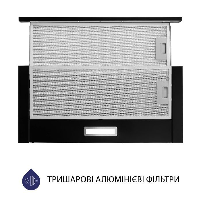 Витяжка кухонна Minola HTL 614 BL LED зображення 3