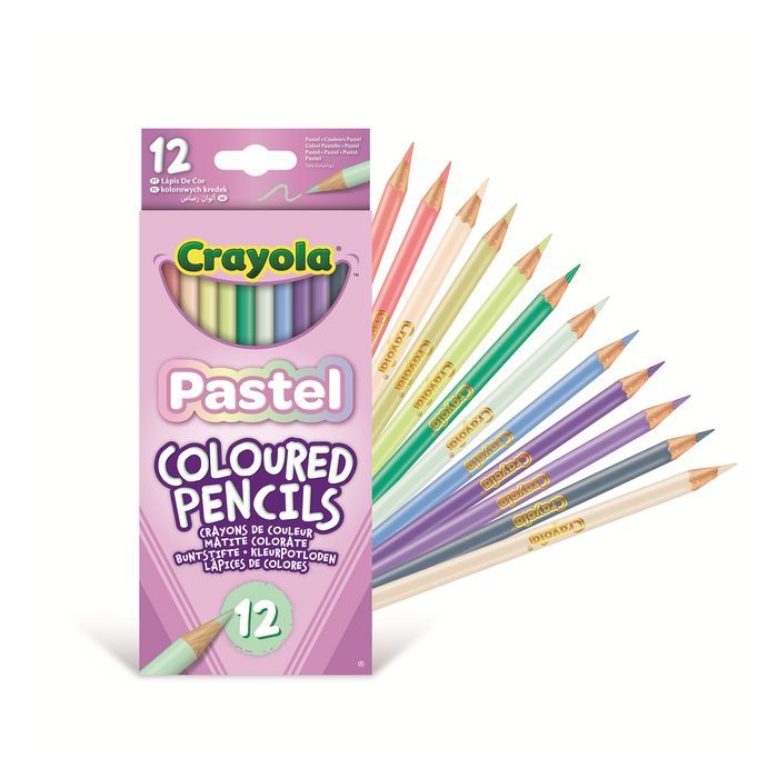 Олівці кольорові Crayola пастельні 12 шт (68-3366) зображення 3