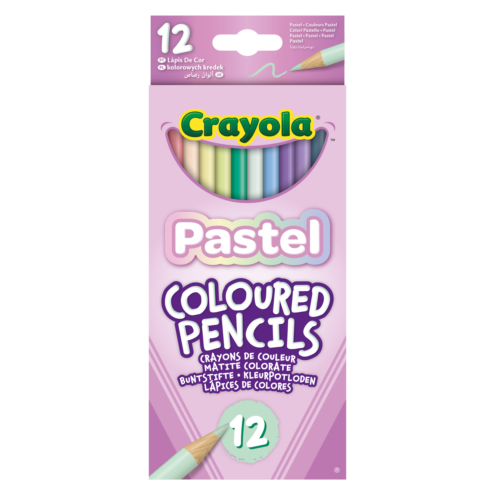 Карандаши цветные Crayola пастельные 12 шт (68-3366)