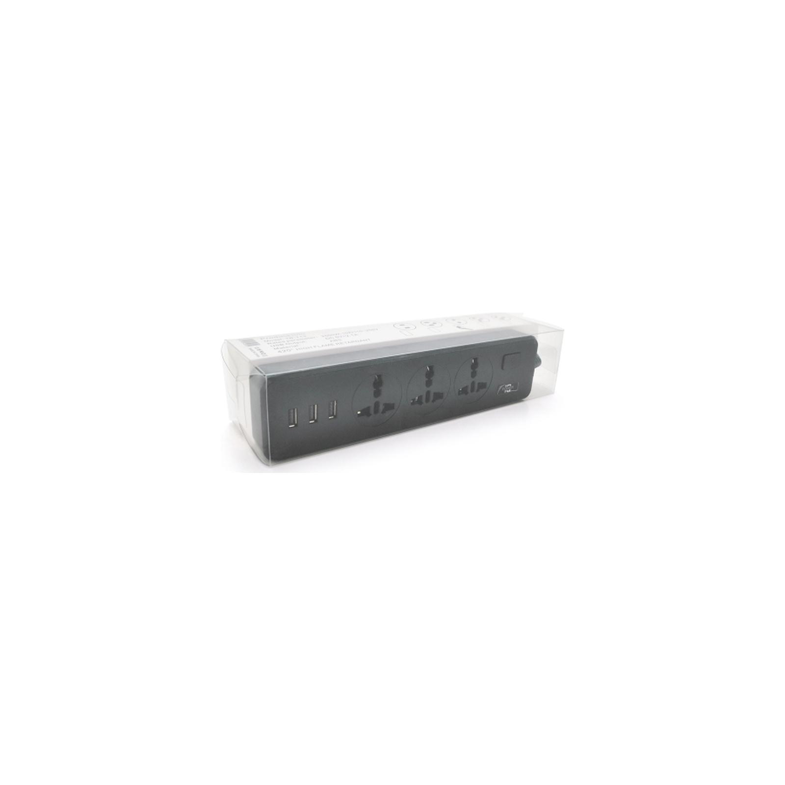Сетевой фильтр питания Voltronic TВ-Т13, 3роз, 3*USB Black (ТВ-Т13-Black) изображение 2