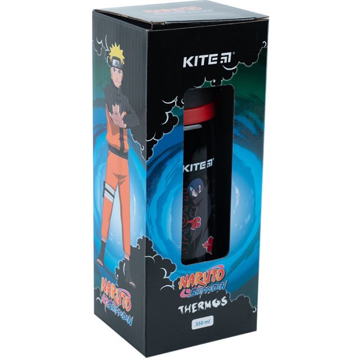 Поїльник-непроливайка Kite Термос Naruto 350 мл Чорний (NR23-305) зображення 4